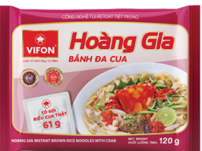 Bánh đa cua Hoàng Gia 120g